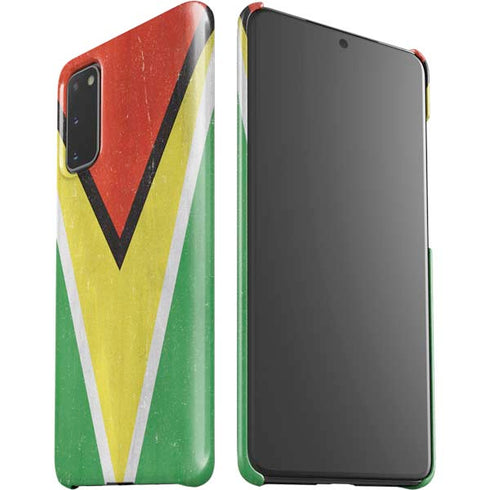 Guyana Flag Distressed Galaxy S20 Lite Case
