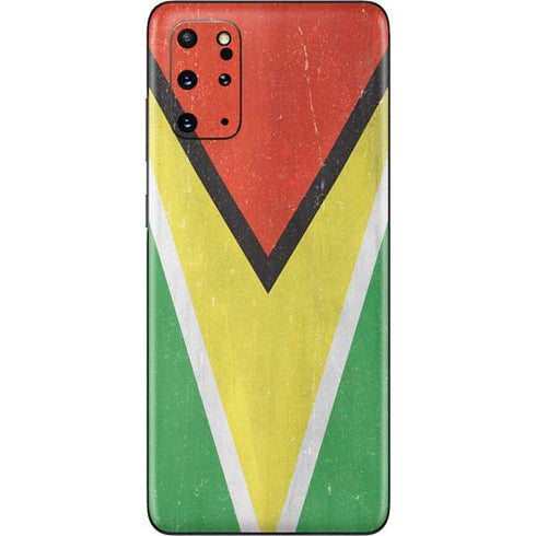 Guyana Flag Distressed Galaxy S20 Plus Skin