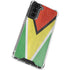 Guyana Flag Distressed Galaxy S21 FE Clear Case