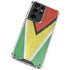 Guyana Flag Distressed Galaxy S21 Ultra 5G Clear Case