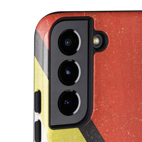 Guyana Flag Distressed Galaxy S22 Pro Case