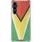 Guyana Flag Distressed Galaxy S23 FE Clear Case