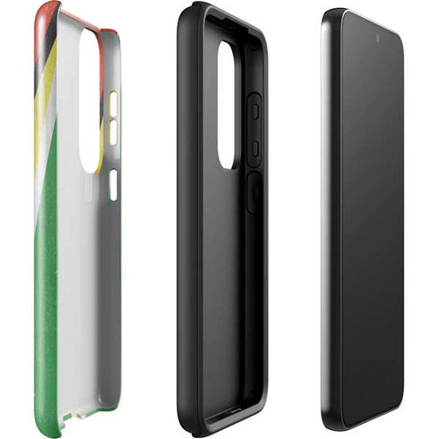 Guyana Flag Distressed Galaxy S23 Plus Pro Case