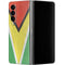 Guyana Flag Distressed Galaxy Z Fold4 5G Skin
