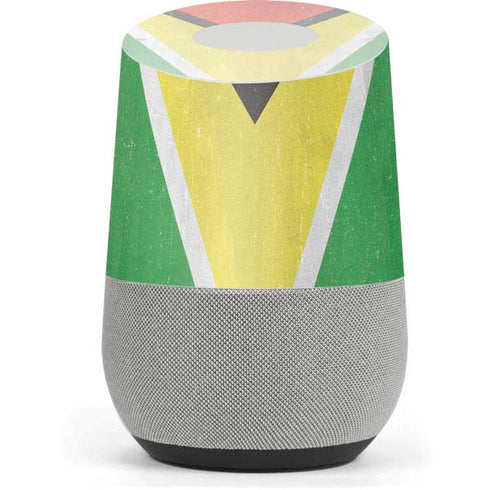 Guyana Flag Distressed Google Home Skin