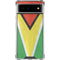 Guyana Flag Distressed Google Pixel 6 Clear Case