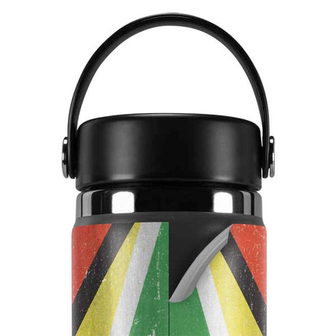 Guyana Flag Distressed Hydro Flask 20oz Wide Mouth Skin