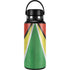 Guyana Flag Distressed Hydro Flask 32oz Wide Mouth Skin