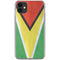 Guyana Flag Distressed iPhone 11 Clear Case