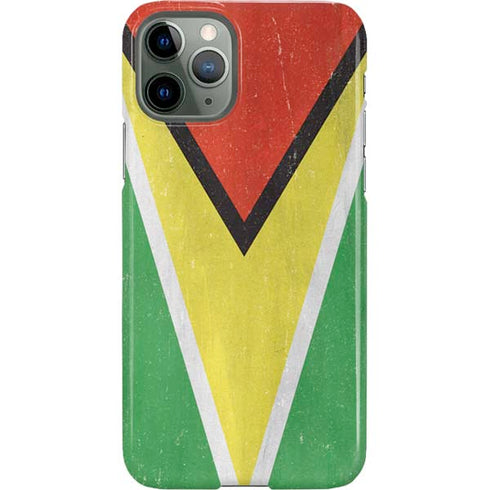 Guyana Flag Distressed iPhone 11 Pro Lite Case