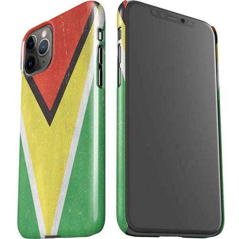 Guyana Flag Distressed iPhone 11 Pro Lite Case