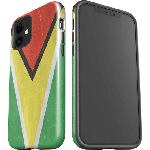 Guyana Flag Distressed iPhone 12 Impact Case