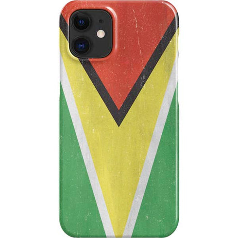 Guyana Flag Distressed iPhone 12 Mini Lite Case