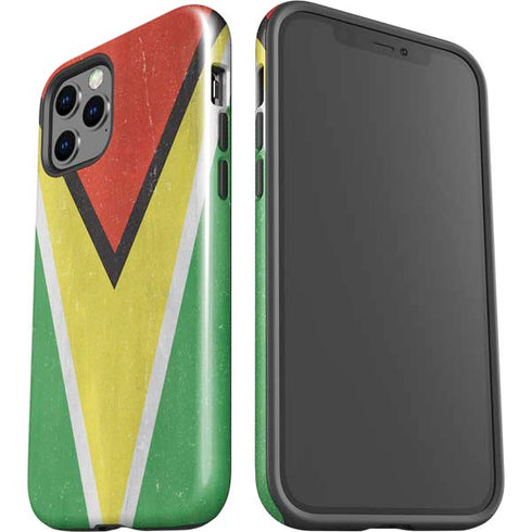 Guyana Flag Distressed iPhone 12 Pro Max Impact Case