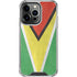Guyana Flag Distressed iPhone 15 Pro Clear Case