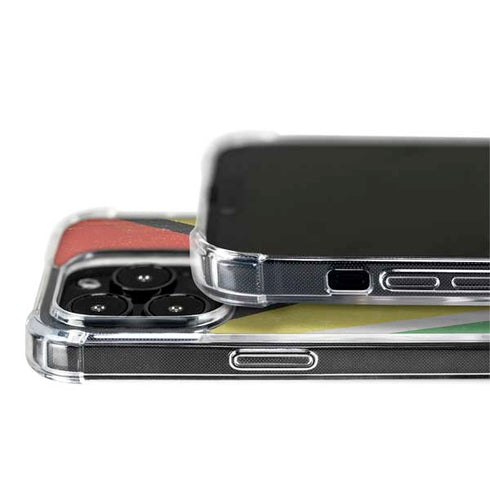 Guyana Flag Distressed iPhone 14 Pro Max MagSafe Case