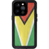 Guyana Flag Distressed iPhone 14 Pro Waterproof Case