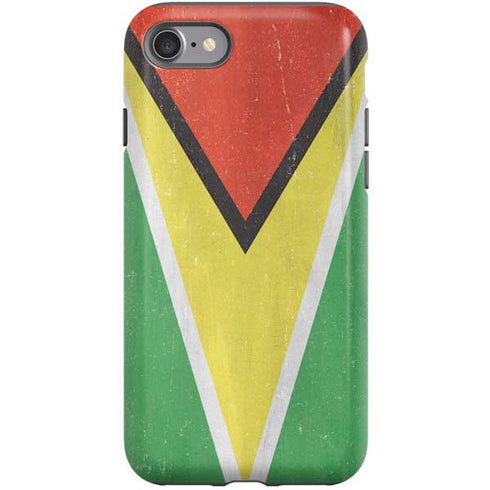 Guyana Flag Distressed iPhone SE (2nd & 3rd Gen) Pro Case