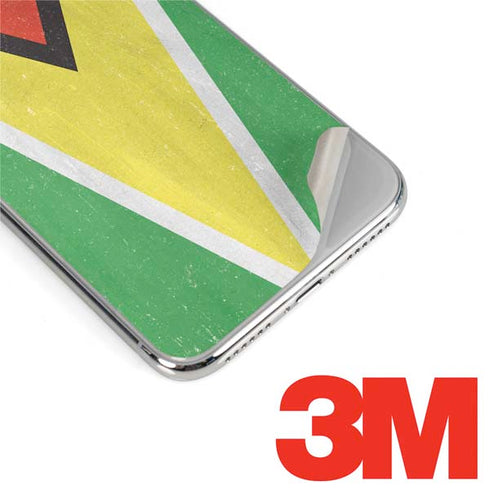Guyana Flag Distressed iPhone X Skin