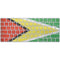 Guyana Flag Distressed Magic Keyboard Skin