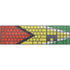 Guyana Flag Distressed Magic Keyboard with Numeric Keypad Skin