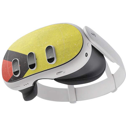 Guyana Flag Distressed Meta Quest 3 Skin