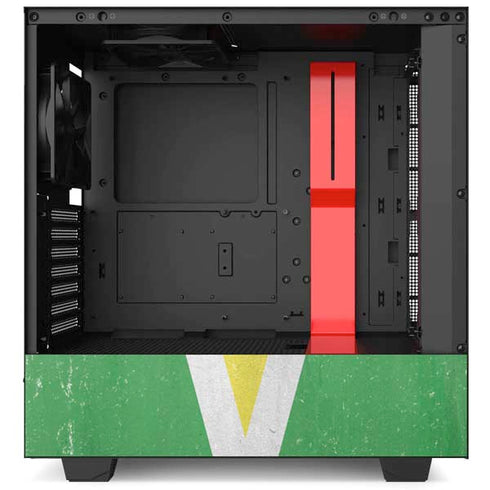Guyana Flag Distressed NZXT H510 Compact ATX Mid-Tower Case Skin