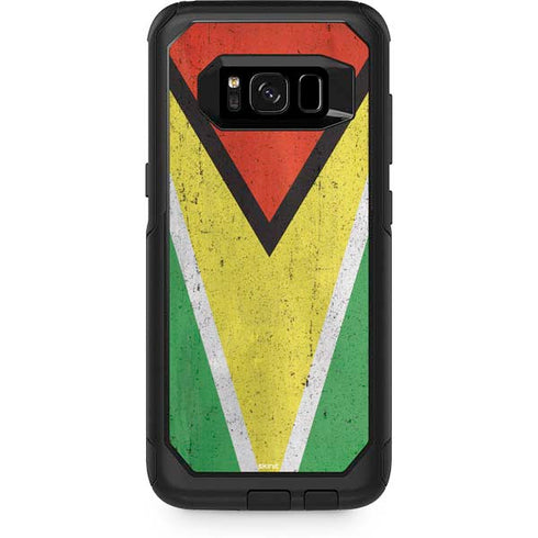 Guyana Flag Distressed Otterbox Commuter Galaxy Skin