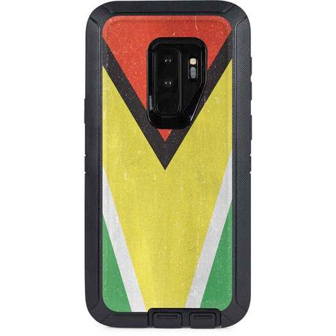 Guyana Flag Distressed Otterbox Defender Galaxy Skin