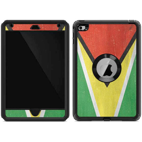 Guyana Flag Distressed Otterbox Defender iPad Skin