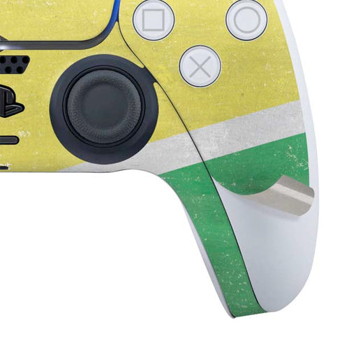 Guyana Flag Distressed PS5 Slim Digital Edition Bundle Skin