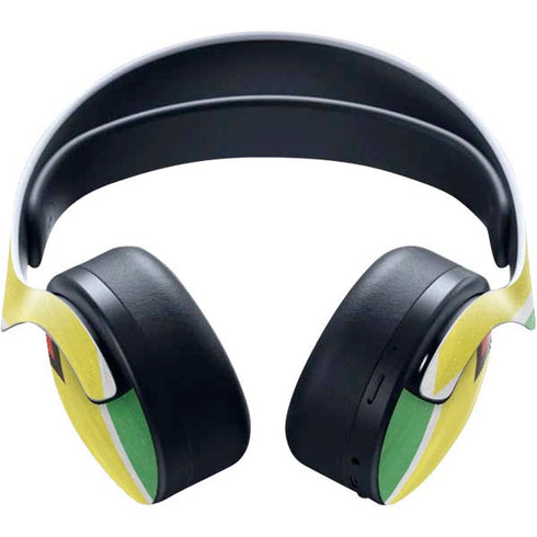 Guyana Flag Distressed PULSE 3D Wireless Headset for PS5 Skin