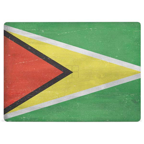 Guyana Flag Distressed Surface Laptop 2 Skin