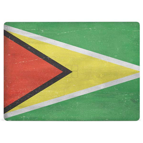 Guyana Flag Distressed Surface Laptop 3 13.5in Skin