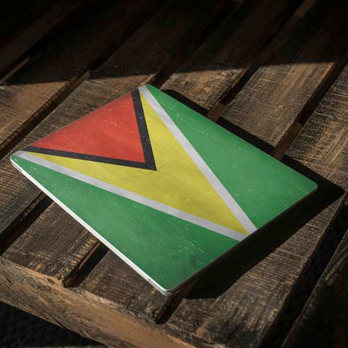 Guyana Flag Distressed Surface Laptop 3 13.5in Skin