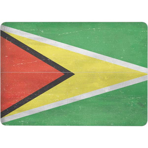 Guyana Flag Distressed Surface Laptop Studio Skin