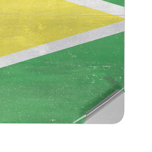 Guyana Flag Distressed Surface Laptop Studio Skin