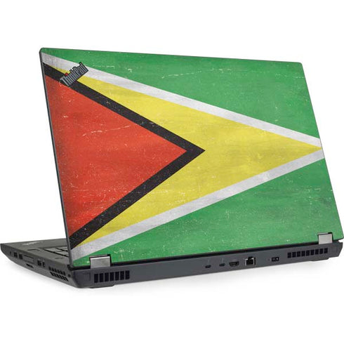Guyana Flag Distressed Lenovo ThinkPad Skin