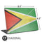 Guyana Flag Distressed Universal Laptop 11in (8.8 x 6.2in) Skin