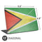 Guyana Flag Distressed Universal Laptop 12in (9.8 x 6.8in) Skin