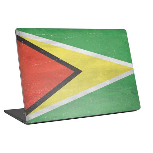 Guyana Flag Distressed Universal Laptop 14in (11.4 x 8.2in) Skin