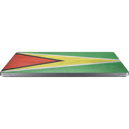 Guyana Flag Distressed Universal Laptop 17in (13.8 x 10in) Skin
