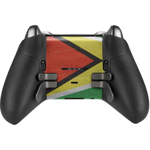Guyana Flag Distressed Xbox Elite Wireless Controller Series 2 Skin