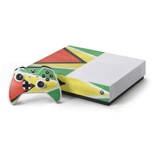 Guyana Flag Distressed Xbox One Skins