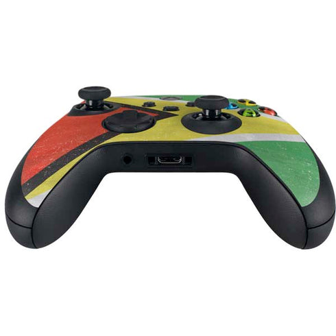 Guyana Flag Distressed Xbox Series X Controller Skin