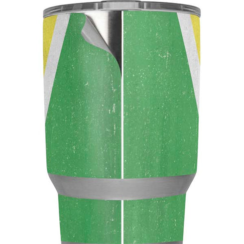 Guyana Flag Distressed Yeti 20oz Tumbler Skin