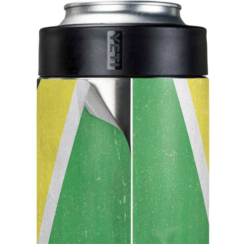 Guyana Flag Distressed Yeti Colster Can Insulator Skin