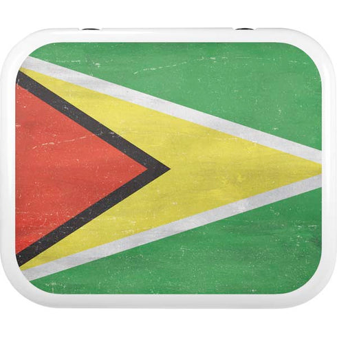 Guyana Flag Distressed YETI Roadie 24 Hard Cooler Skin