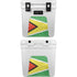 Guyana Flag Distressed YETI Roadie 24 Hard Cooler Skin