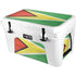 Guyana Flag Distressed YETI Tundra 45 Hard Cooler Skin